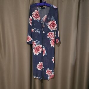 Floral Sheer Cardigan